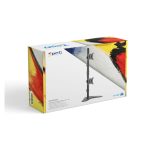 Soporte para monitor de escritorio negro marca TooQ, compatible con pantallas de hasta 32 pulgadas SKU DB1703TNV-B