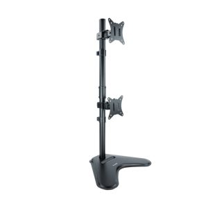 Soporte para monitor de escritorio negro marca TooQ, compatible con pantallas de hasta 32 pulgadas SKU DB1703TNV-B