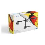 Soporte de mesa TooQ para 3 pantallas de 17 a 27 pulgadas, color negro, SKU DB1704TN-B