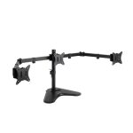 Soporte de mesa TooQ para 3 pantallas de 17 a 27 pulgadas, color negro, SKU DB1704TN-B