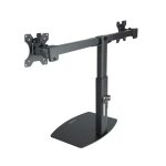 Soporte de mesa para 2 pantallas TooQ, compatible con monitores LCD y LED de 17 a 27 pulgadas, SKU DB1727TN-B