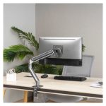 Soporte de escritorio TooQ para monitor de hasta 32 pulgadas en color negro, modelo DB4032TNR-G