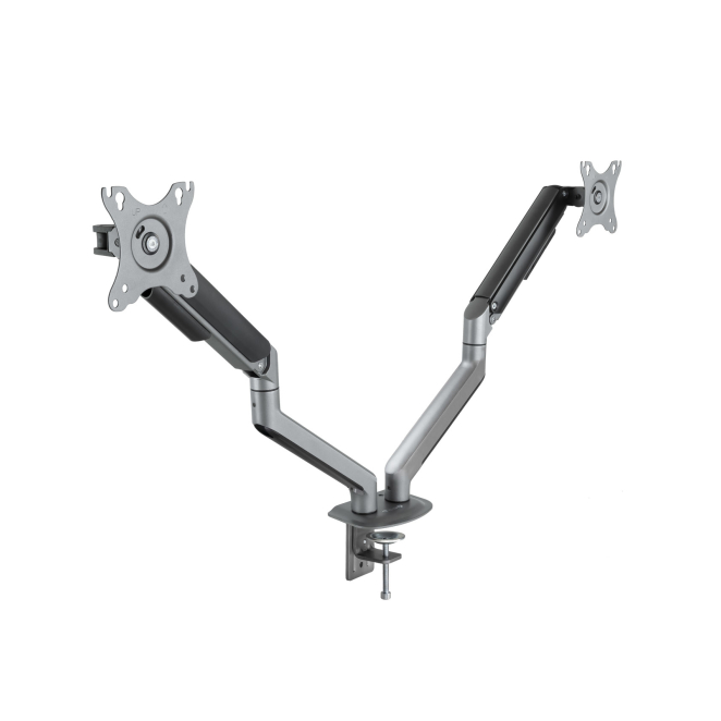 Soporte de monitor TooQ DB4132TNR-G para escritorio negro de 32 pulgadas Soporte de monitor TooQ DB4132TNR-G para escritorios, compatible con monitores de hasta 32 pulgadas. SKU: DB4132TNR-G