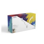 Soporte de escritorio blanco para monitor 32 pulgadas marca TooQ modelo DB4132TNR-W, permiten mejor visualización y ajuste de altura