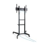 Tooq RAMSÉS soporte de suelo con ruedas para pantallas de 37 a 70 pulgadas, color negro, SKU FS1170M-B