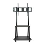 Soporte de suelo TooQ para pantallas de 37 a 100 pulgadas, adecuado para monitor, plasma, LCD, LED, SKU FS20100M-B