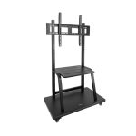 TooQ Coloso Soporte de Suelo con Ruedas para Pantalla de 37 a 100 Pulgadas, SKU FS20101M-B, ideal para monitores grandes.