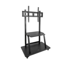 TooQ Coloso Soporte de Suelo con Ruedas para Pantalla de 37 a 100 Pulgadas, SKU FS20101M-B, ideal para monitores grandes.