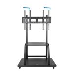 TooQ Coloso Soporte de Suelo con Ruedas para Pantalla de 37 a 100 Pulgadas, SKU FS20101M-B, ideal para monitores grandes.