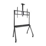 Soporte de Suelo Negro TooQ iStar con Ruedas para Pantallas de 55 a 100 pulgadas, en la referencia FS20208M-B