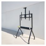 Soporte de Suelo Negro TooQ iStar con Ruedas para Pantallas de 55 a 100 pulgadas, en la referencia FS20208M-B
