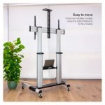 Monitor de 100 pulgadas TooQ Partenón plateado con resolución de 2.54 metros, SKU FS20300M-B