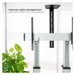 Monitor de 100 pulgadas TooQ Partenón plateado con resolución de 2.54 metros, SKU FS20300M-B