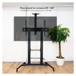 TooQ ZEUS 2,54 m (100 pulgadas) Monitor Negro, modelo FS20400HM-B, con alta definición y pantalla amplia