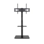 Soporte de suelo con regulación de altura de la marca TooQ Moon para pantallas de 37 a 75 pulgadas, SKU FS2287M-B