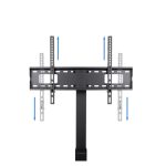 Soporte de suelo con regulación de altura de la marca TooQ Moon para pantallas de 37 a 75 pulgadas, SKU FS2287M-B