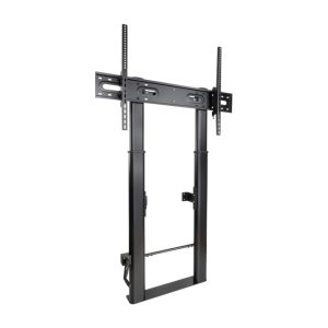 Soporte fijo de suelo y pared TooQ Lottus con regulación de altura para pantallas de 55 a 100 pulgadas, modelo negro, SKU FS2290HM-B