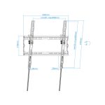 Soporte para TV TooQ, compatible con pantallas de hasta 70 pulgadas, color negro, SKU LP1071T-B