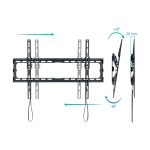 Soporte para TV TooQ LP1081T-B, 80 pulgadas, color negro, SKU LP1081T-B, ajustable y duradero