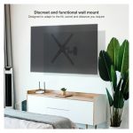 Imagen del soporte de pared TooQ LP1356TN-B negro para pantallas de 13 a 55 pulgadas, mostrando su diseño ajustable y resistente.