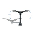 Soporte para TV de 42 pulgadas en color negro, modelo LP2042TNL-B de TooQ, ideal para televisores de hasta 106,7 cm.