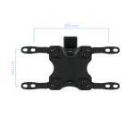 Soporte para TV de 42 pulgadas en color negro, modelo LP2042TNL-B de TooQ, ideal para televisores de hasta 106,7 cm.