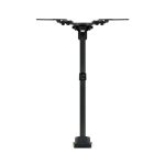 Soporte para TV de 106,7 cm (42 pulgadas) TooQ en color negro, modelo LP2142TNL-B, con ajuste.
