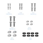 Soporte para TV de 106,7 cm (42 pulgadas) TooQ en color negro, modelo LP2142TNL-B, con ajuste.