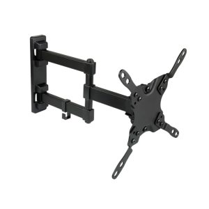 Soporte para TV de 106,7 cm (42 pulgadas) TooQ en color negro, modelo LP2142TNL-B, con ajuste.