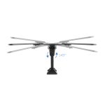 Soporte giratorio e inclinable TooQ para monitor o TV LCD y plasma de 23 a 55 pulgadas, color negro, modelo LP2255TN-B