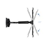 TooQ soporte LP2355TN-B para TV de 55 pulgadas en color negro, ideal para asegurar tu televisor de manera elegante