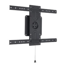 Soporte de pared TooQ con rotación de 360 grados para pantallas de 37 a 80 pulgadas, color negro, SKU LP3780F-R