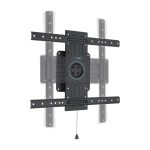 Soporte de pared TooQ con rotación de 360 grados para pantallas de 37 a 80 pulgadas, color negro, SKU LP3780F-R