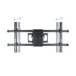 El soporte para TV TooQ LP3790TN-B puede soportar televisores de hasta 90 pulgadas, con altura ajustable y acabado negro.