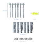 El soporte para TV TooQ LP3790TN-B puede soportar televisores de hasta 90 pulgadas, con altura ajustable y acabado negro.