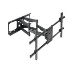 El soporte para TV TooQ LP3790TN-B puede soportar televisores de hasta 90 pulgadas, con altura ajustable y acabado negro.