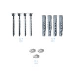 Imagen del soporte para TV de la marca TooQ en color negro, adecuado para televisores de hasta 70 pulgadas. SKU: LP4170F-B.