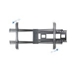 Soporte para TV TooQ LP4380XL-B en color negro, capacidad para pantallas de 2,03 metros (80 pulgadas). SKU LP4380XL-B