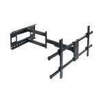 Soporte para TV TooQ LP4380XL-B en color negro, capacidad para pantallas de 2,03 metros (80 pulgadas). SKU LP4380XL-B