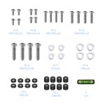 Soporte negro para TV de 90 pulgadas marca TooQ, modelo LP4390F-B, ideal para televisores de gran tamaño.