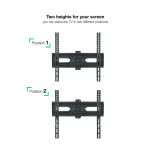 Soporte de pared marca TooQ para pantallas de 32 a 55 pulgadas. Ajuste vertical simple, modelo LP7843TN-B