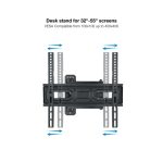 Soporte de pared marca TooQ para pantallas de 32 a 55 pulgadas. Ajuste vertical simple, modelo LP7843TN-B