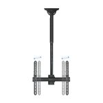 El soporte para pantalla de señalización de 55 pulgadas modelo TooQ LPCE1155TSLI-B en color negro, ideal para monitores y pantallas de gran tamaño.