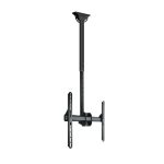 El soporte para pantalla de señalización de 55 pulgadas modelo TooQ LPCE1155TSLI-B en color negro, ideal para monitores y pantallas de gran tamaño.