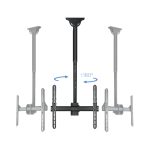 El soporte para pantalla de señalización de 55 pulgadas modelo TooQ LPCE1155TSLI-B en color negro, ideal para monitores y pantallas de gran tamaño.