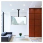 Vista del soporte para pantalla de señalización TooQ LPCE1170TSLI-B negro para monitores de hasta 70 pulgadas. SKU LPCE1170TSLI-B.