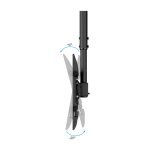 Soporte de techo negro de la marca TooQ para pantallas de 43 a 86 pulgadas con SKU LPCE1186TSLI-B