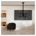 Soporte de techo negro de la marca TooQ para pantallas de 43 a 86 pulgadas con SKU LPCE1186TSLI-B