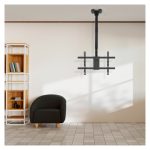 Soporte de techo negro de la marca TooQ para pantallas de 43 a 86 pulgadas con SKU LPCE1186TSLI-B