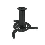Imagen del soporte de techo giratorio 360 grados para proyector de TooQ en color negro, SKU PJ1010TN-B.